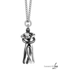 Collar Abrazo-Eterno® para mi Amor (con Nota especial y Caja de madera con luz)