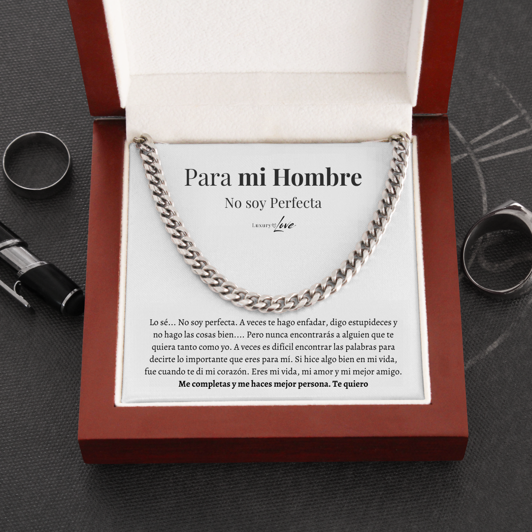 REGALO PARA MI HOMBRE (escoge collar y nota + Caja con Luz)