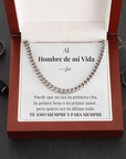 REGALO PARA MI HOMBRE (escoge collar y nota + Caja con Luz)
