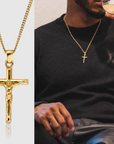 Collar Cruz® para mi Hombre (con carta dedicada y Caja con Luz)