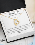 Collar Amor-Eterno™ Dorado para Mi Hija (con carta especial)