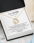 Collar Amor-Eterno™ Dorado para Mi Hija (con carta especial)
