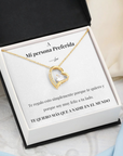 Collar Amor-Eterno™ Dorado para mi Amor (con carta especial)