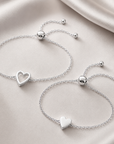 Pulseras Dúo Corazón