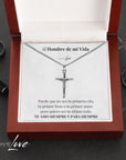 Collar Cruz® para mi Hombre (con carta dedicada y Caja con Luz)