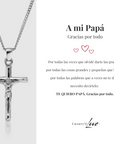 Collar Cruz® para mi Padre (con carta dedicada a escoger)