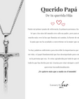 Collar Cruz® para mi Padre (con carta dedicada a escoger)