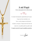 Collar Cruz® para mi Padre (con carta dedicada a escoger)