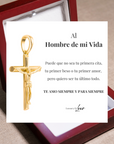 Collar Cruz® para mi Hombre (con carta dedicada y Caja con Luz)