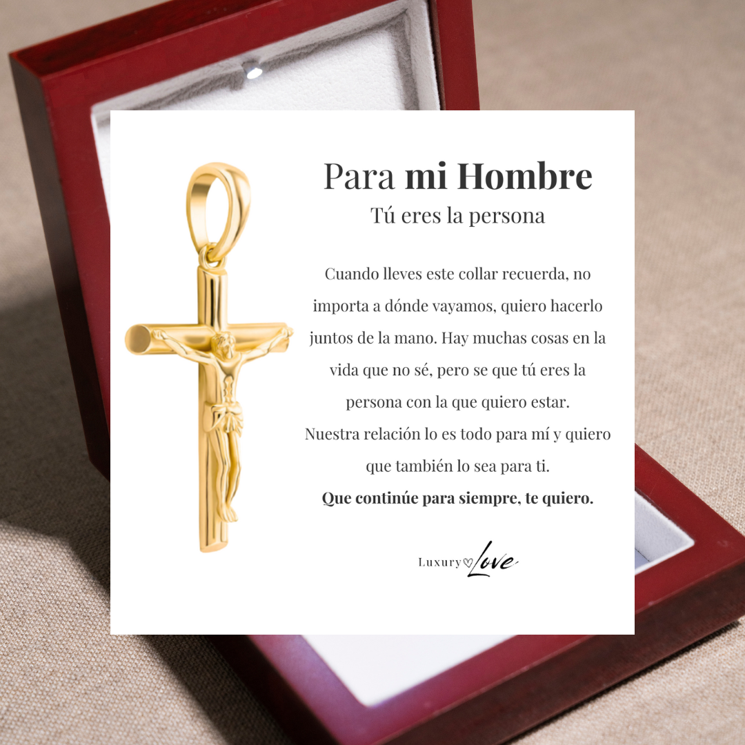 REGALO PARA MI HOMBRE (escoge collar y nota + Caja con Luz)