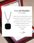 REGALO PARA MI HOMBRE (escoge collar y nota + Caja con Luz)