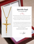 Collar Cruz® para mi Padre (con carta dedicada a escoger)