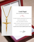 Collar Cruz® para mi Padre (con carta dedicada a escoger)