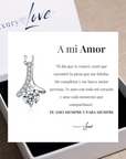 Collar Flor del Alma® para mi Amor (con carta especial para ella)