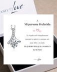 Collar Flor del Alma® para mi Amor (con carta especial para ella)