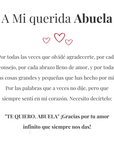 Regalo para mi Abuela (con nota especial)