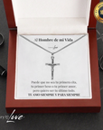 Collar Cruz® para mi Hombre (con carta dedicada y Caja con Luz)