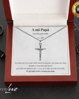 Collar Cruz® para mi Padre (con carta dedicada a escoger)