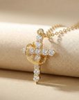 Collar Cruz y Corona