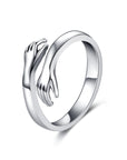 Anillo Abrazo-Infinito® (plateado)