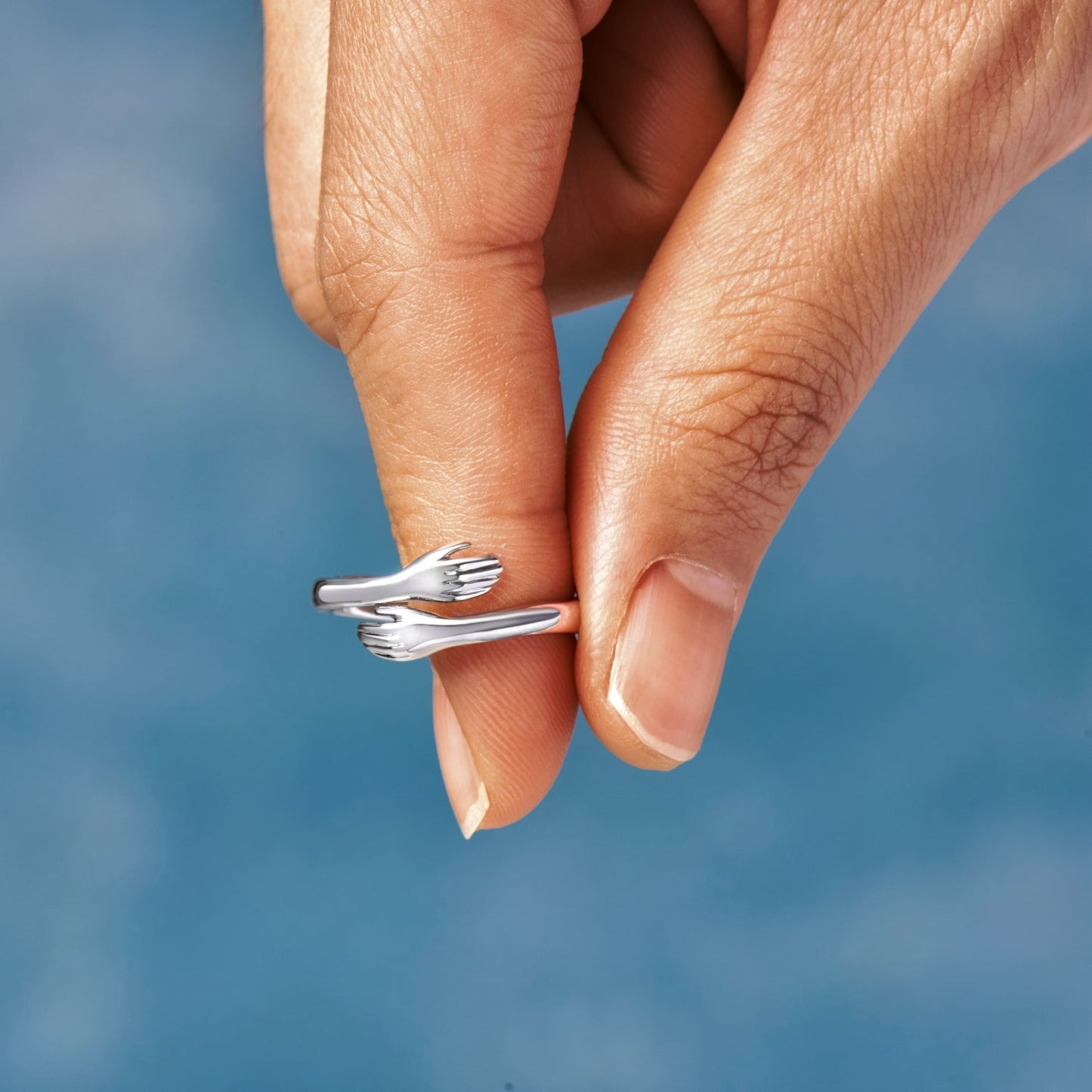Anillo Abrazo-Infinito® (plateado)