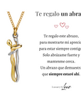 Collar Abrazo-Infinito® Dorado (con nota especial)