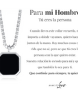 Collar Confianza® para mi Hombre (con carta dedicada y Caja con Luz)