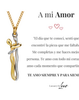 Collar Abrazo-Infinito® Dorado (con nota especial)