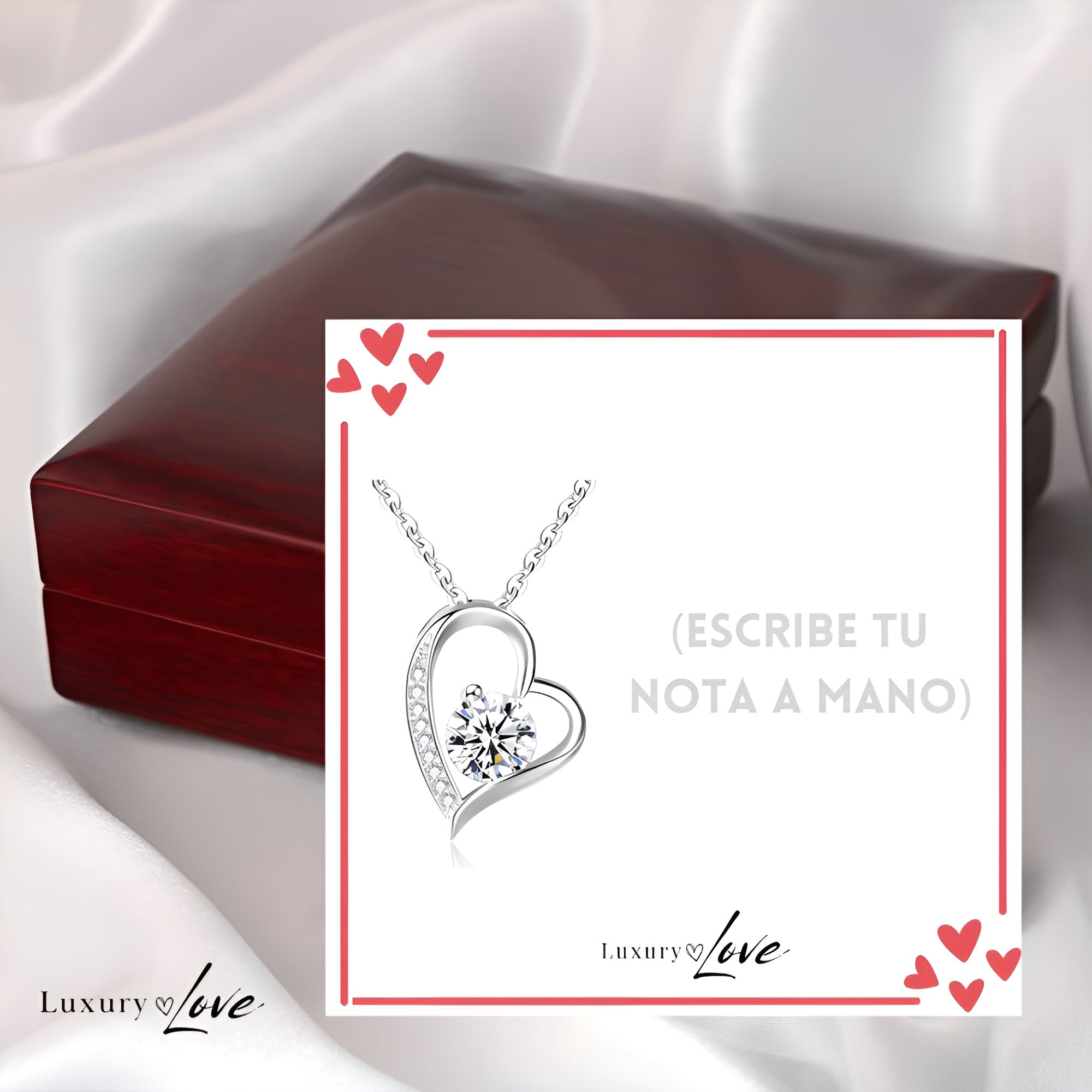 Collar para mi Suegra (con carta dedicada y Caja con Luz)