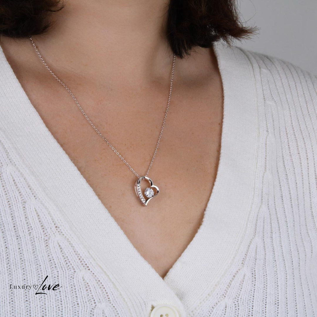 Collar para mi Suegra (con carta dedicada y Caja con Luz)
