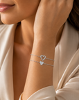 Pulseras Dúo Corazón