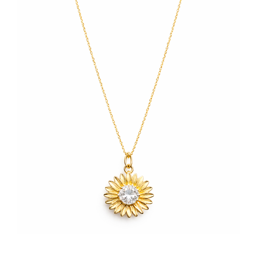 Collar Girasol Brillante