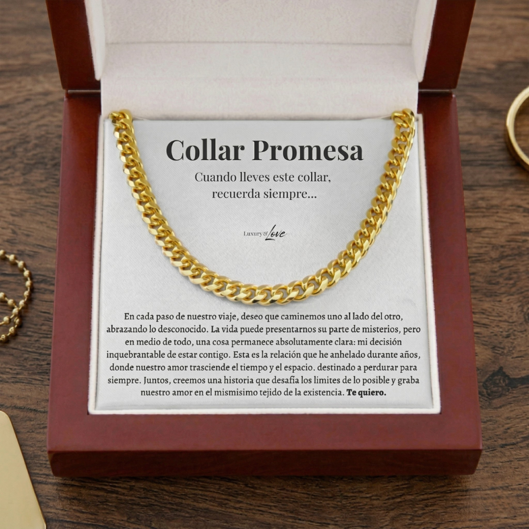 Collar Promesa para mi Hombre