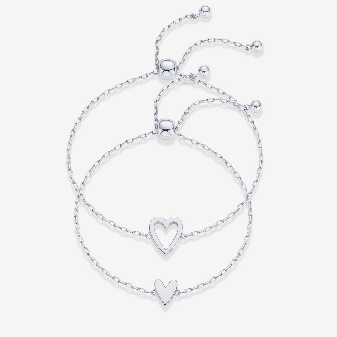 Pulseras Dúo Corazón