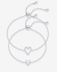 Pulseras Dúo Corazón