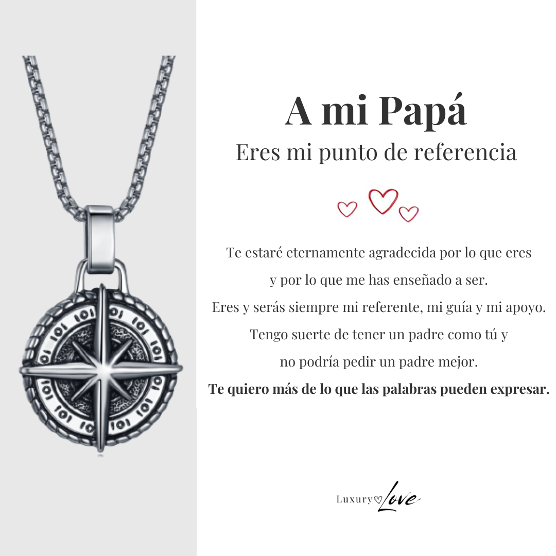 Collar Estrella del Norte® para mi Padre (con carta dedicada a escoger)