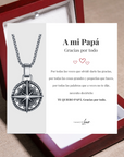 Collar Estrella del Norte® para mi Padre (con carta dedicada a escoger)