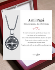 Collar Estrella del Norte® para mi Padre (con carta dedicada a escoger)