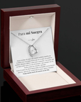 Collar para mi Suegra (con carta dedicada y Caja con Luz)