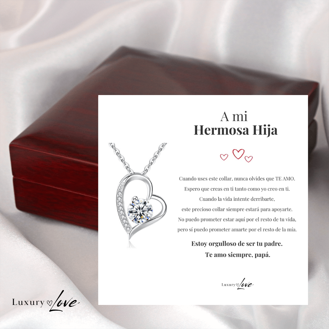 Collar Amor-Eterno™ para Mi Hija (con carta especial)