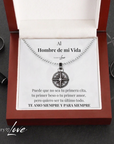 Collar Estrella del Norte® para mi Hombre (con carta dedicada y Caja con Luz)