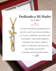 Collar Abrazo-Eterno®  para mi Madre (con Nota especial y Caja de madera con luz)