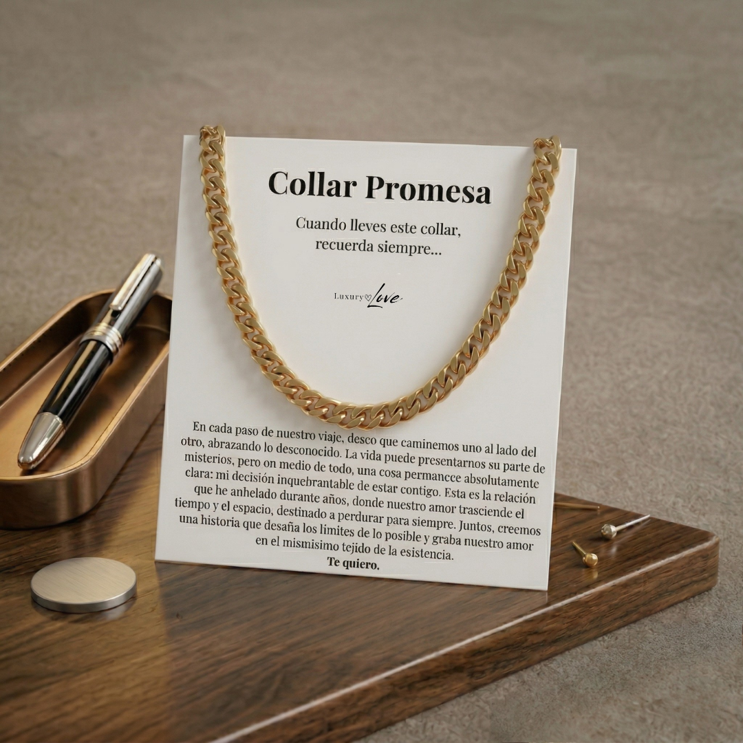 Collar Promesa para mi Hombre