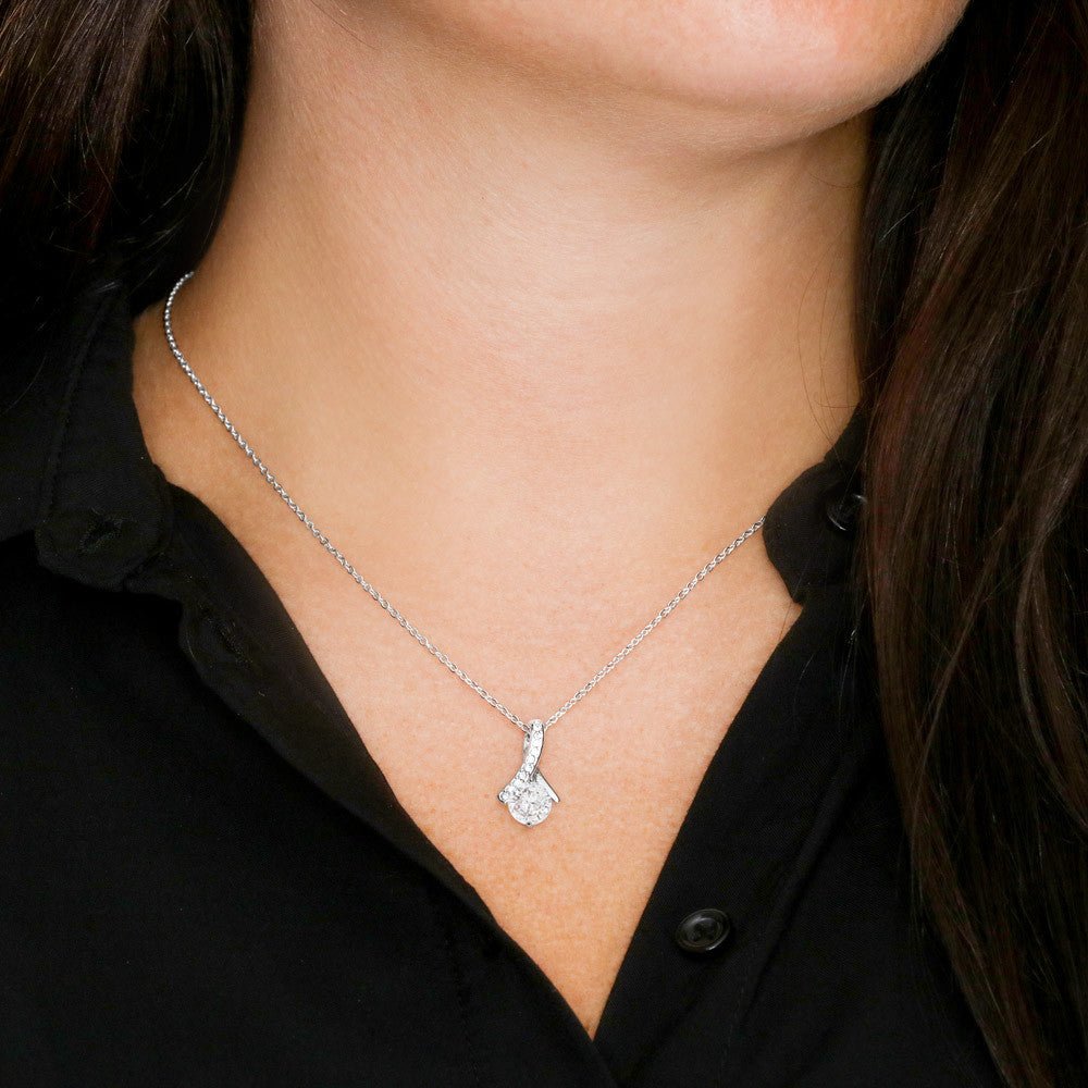 Collar para mi Suegra (con carta dedicada y Caja con Luz)