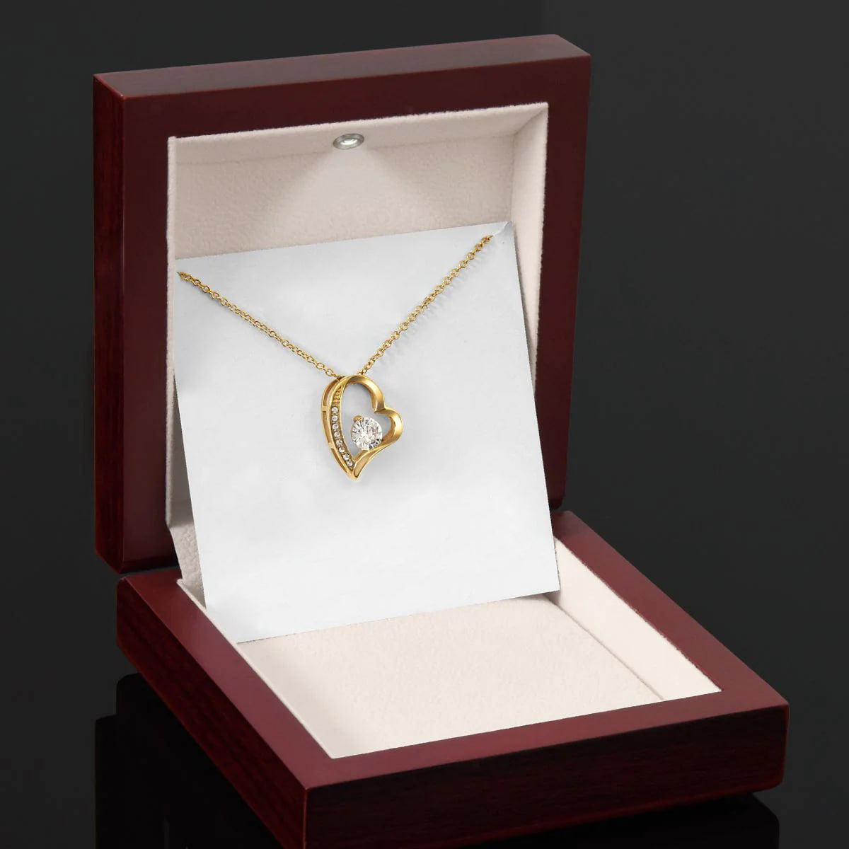 Collar Amor-Eterno™ Dorado para mi Amor (con carta especial)