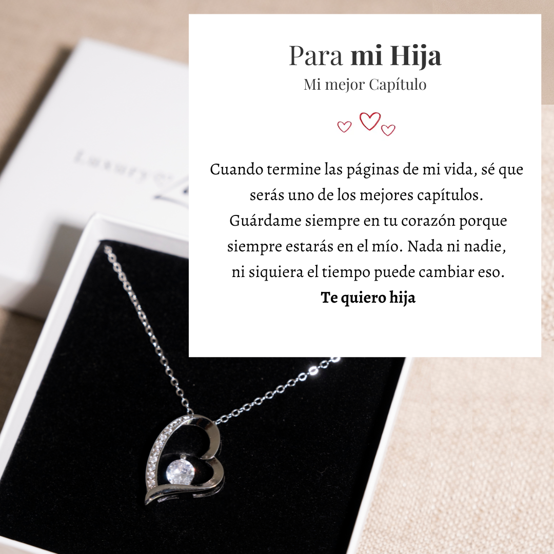 Collar Amor-Eterno™ para Mi Hija (con carta especial)